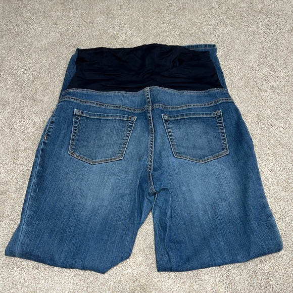 Isabel Maternity Bootcut Denim Jeans w/ Over the Stomach Panel size 12 - Picture 4 of 4
